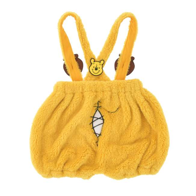 Pantalón infantil Winnie the Pooh con tirantes, amarillo 90–100
