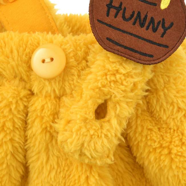 Pantalón infantil Winnie the Pooh con tirantes, amarillo 90–100