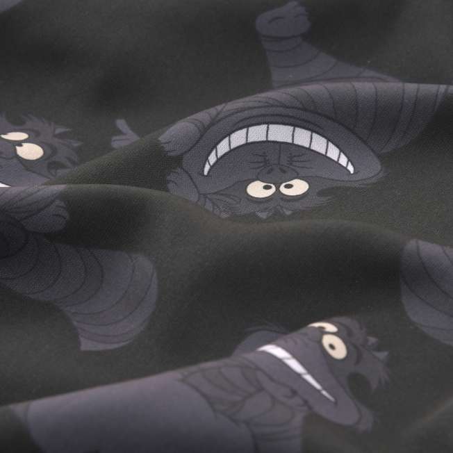 Camisa negra manga larga Cheshire Cat