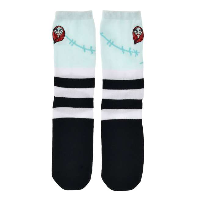 Calcetines de Sally con rostro bordado