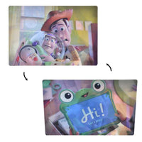 Postal lenticular Toy Story 5: Lilypad, Woody y Buzz