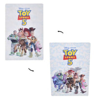 Postal lenticular con logo de Toy Story 5