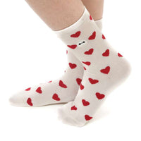 Calcetines de Baymax con corazones y bordado