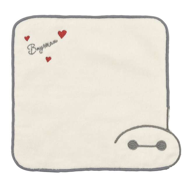 Toalla de mano Baymax con rostro bordado