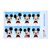 Stickers de Mickey con diseño de foto tipo carnet