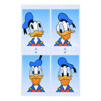 Stickers estilo foto carnet de Donald Duck