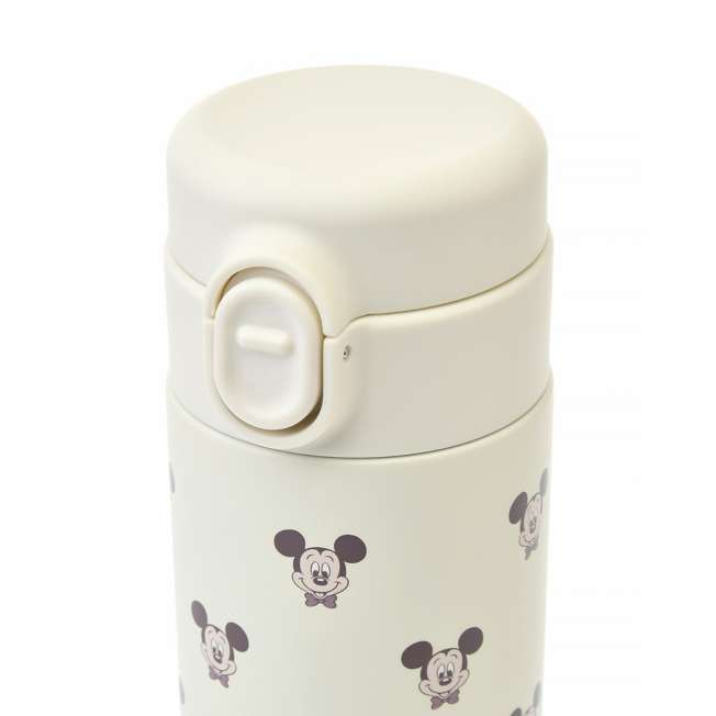 Botella blanca de acero inoxidable de Mickey