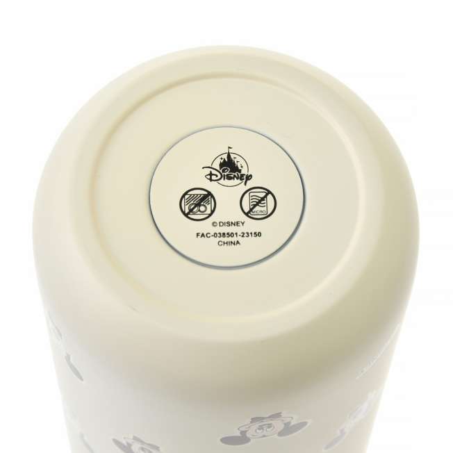 Botella blanca de acero inoxidable de Mickey