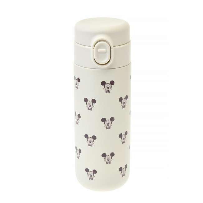 Botella blanca de acero inoxidable de Mickey