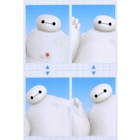 Sticker de Baymax estilo foto de identificación