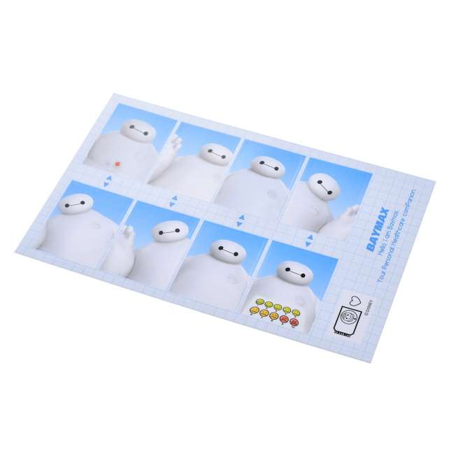 Sticker de Baymax estilo foto de identificación