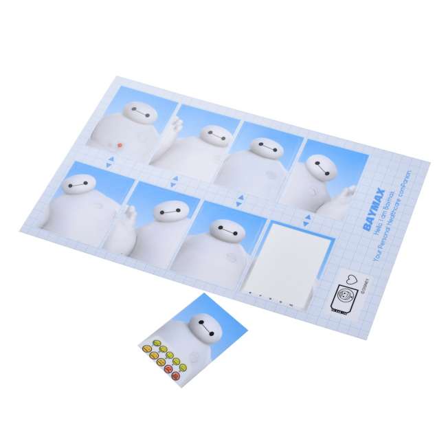 Sticker de Baymax estilo foto de identificación