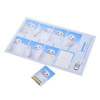 Sticker de Baymax estilo foto de identificación