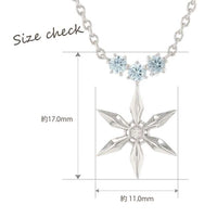 Collar de plata de Elsa con diamante - Frozen