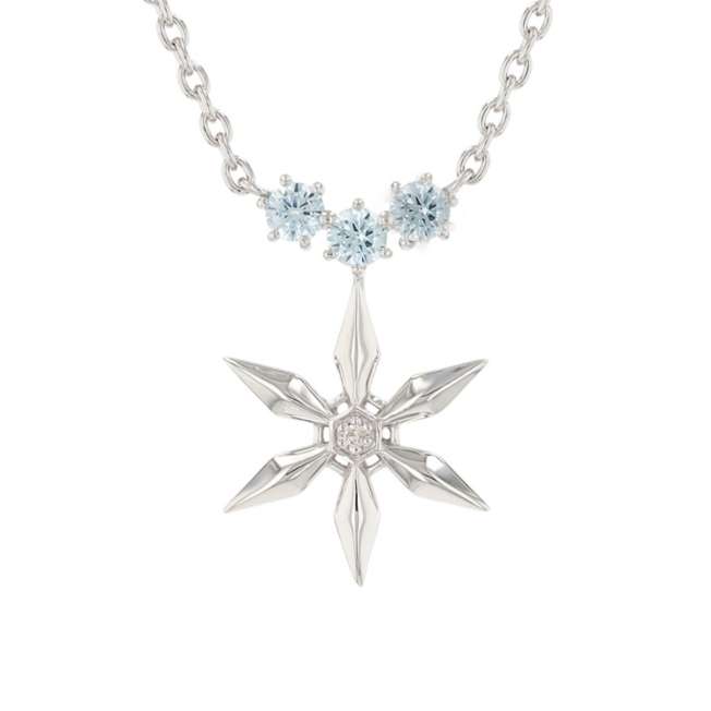 Collar de plata de Elsa con diamante - Frozen