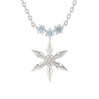 Collar de plata de Elsa con diamante - Frozen