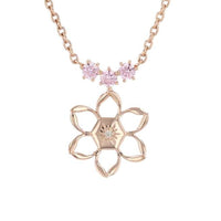 Collar colgante de Anna de Frozen con diamante