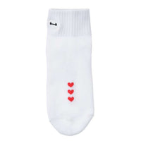 Calcetines cortos blancos de Baymax bordados (23-25 cm)