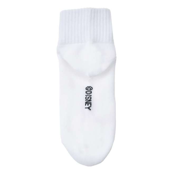 Calcetines cortos blancos de Baymax bordados (23-25 cm)