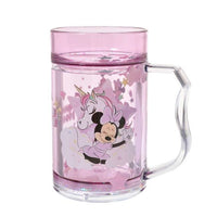 Vaso infantil transparente de Minnie y unicornio
