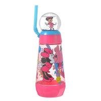 Vaso con bombilla Minnie y esfera de nieve