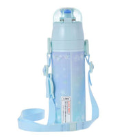 Botella infantil de acero inoxidable de Elsa con correa
