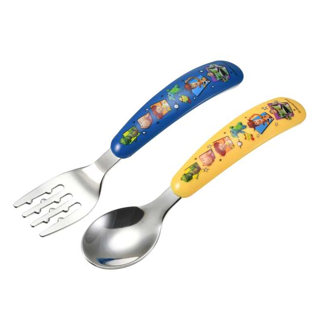 Set de cuchara y tenedor Toy Story 4 para niños