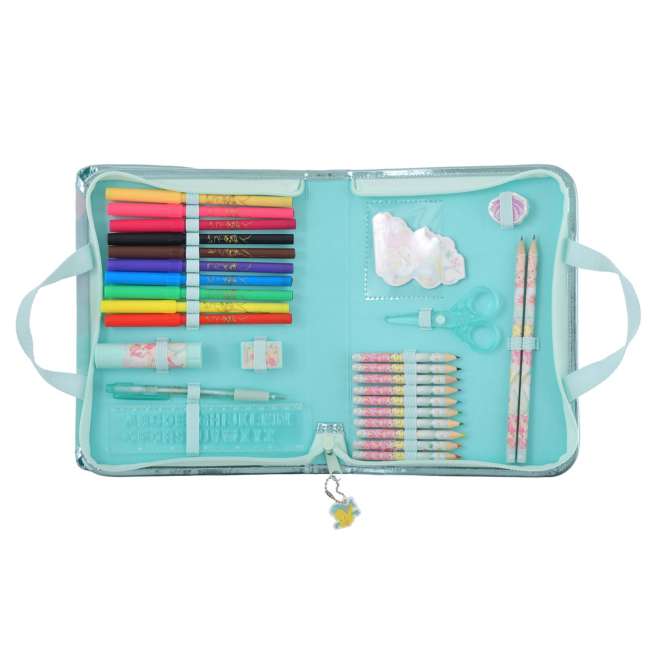 Set de papelería infantil Ariel y Flounder