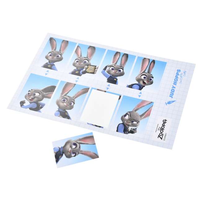 Stickers estilo foto carnet de Judy Hopps
