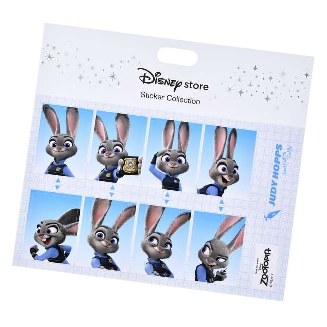 Stickers estilo foto carnet de Judy Hopps