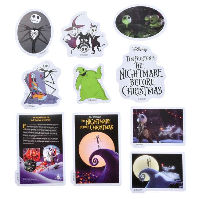 Stickers The Nightmare Before Christmas en caja VHS
