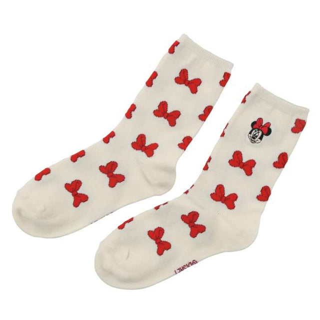Calcetines de Minnie con diseño de lazos