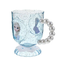 Vaso infantil de Anna y Elsa con asa de perlas