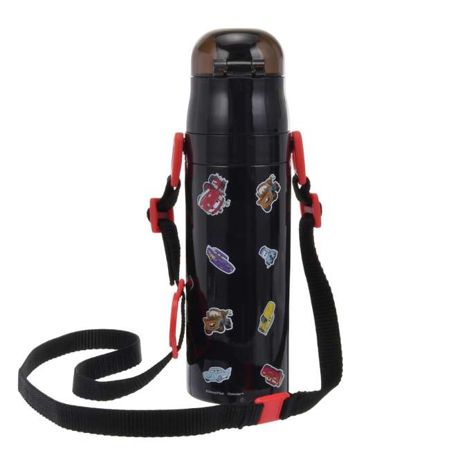 Botella infantil Cars de acero inoxidable, estilo sticker