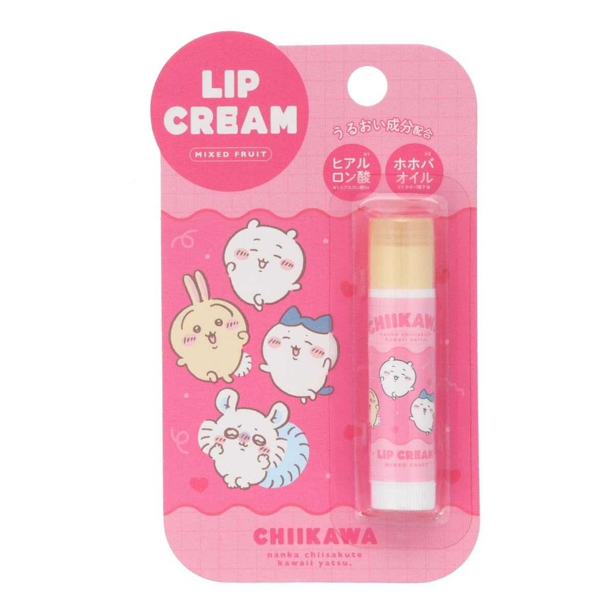Bálsamo labial Chiikawa con aroma a frutas mixtas