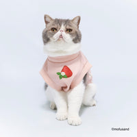 Polerón para mascota Mofusand Gatito Frutilla