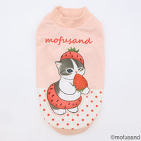 Polerón para mascota Mofusand Gatito Frutilla