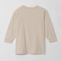 Polera Mofusand manga 3/4, gato atigrado beige
