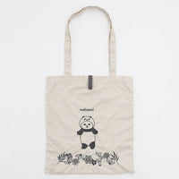Bolso tote bordado Mofusand, gato panda blanco