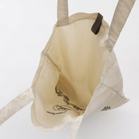 Bolso tote bordado Mofusand, gato panda blanco