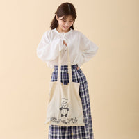 Bolso tote bordado Mofusand, gato panda blanco