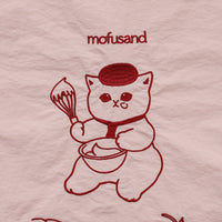 Bolso tote bordado mofusand, gatos dulces rosado