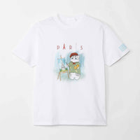 Polera Mofusand Journey Francia blanca