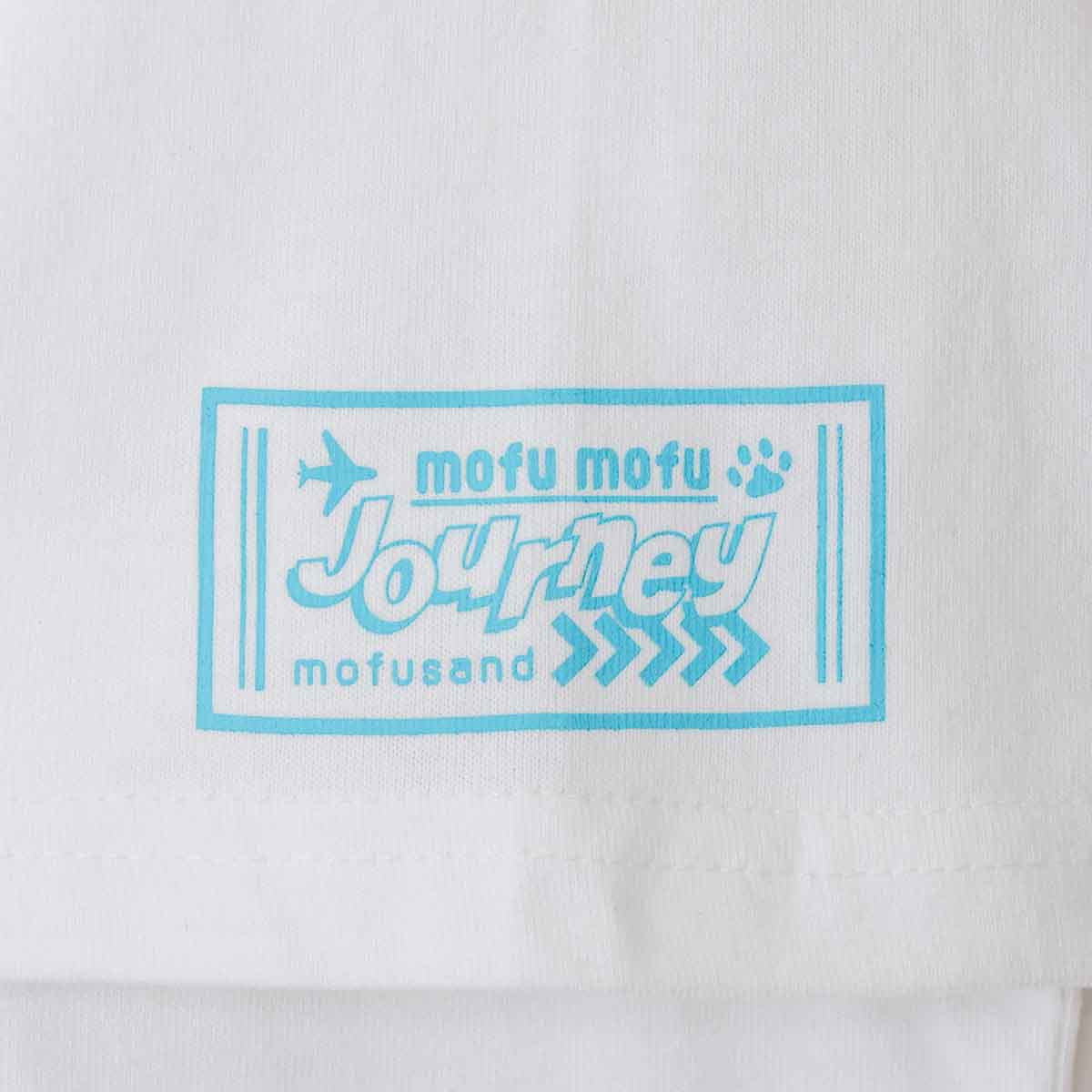 Polera Mofusand Journey Francia blanca