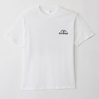 Polera blanca Mofusand con diseño de sushi