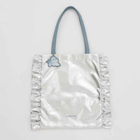 Bolso tote Mofusand Gatito Tiburón plateado
