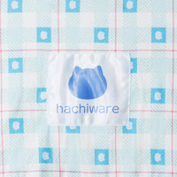 Camisa a cuadros azul de Hachiware - Chiikawa