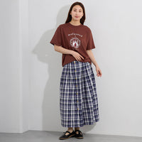 Polera Mofusand universitaria del gato frutilla
