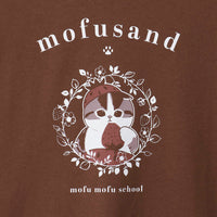 Polera Mofusand universitaria del gato frutilla