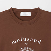 Polera Mofusand universitaria del gato frutilla